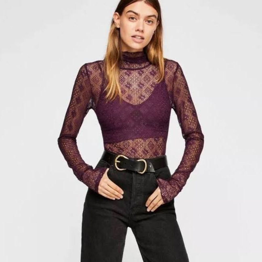 Free People Sweet Memories lace top